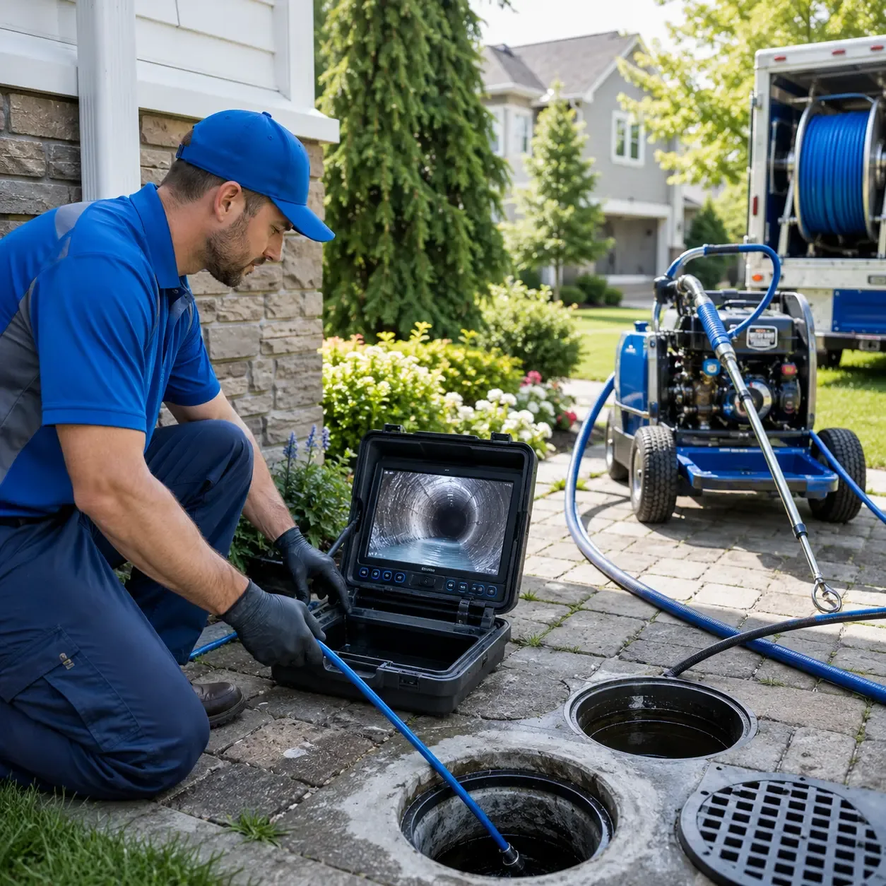 Outdoor drain cleaning professionals serving Manhattan, NV